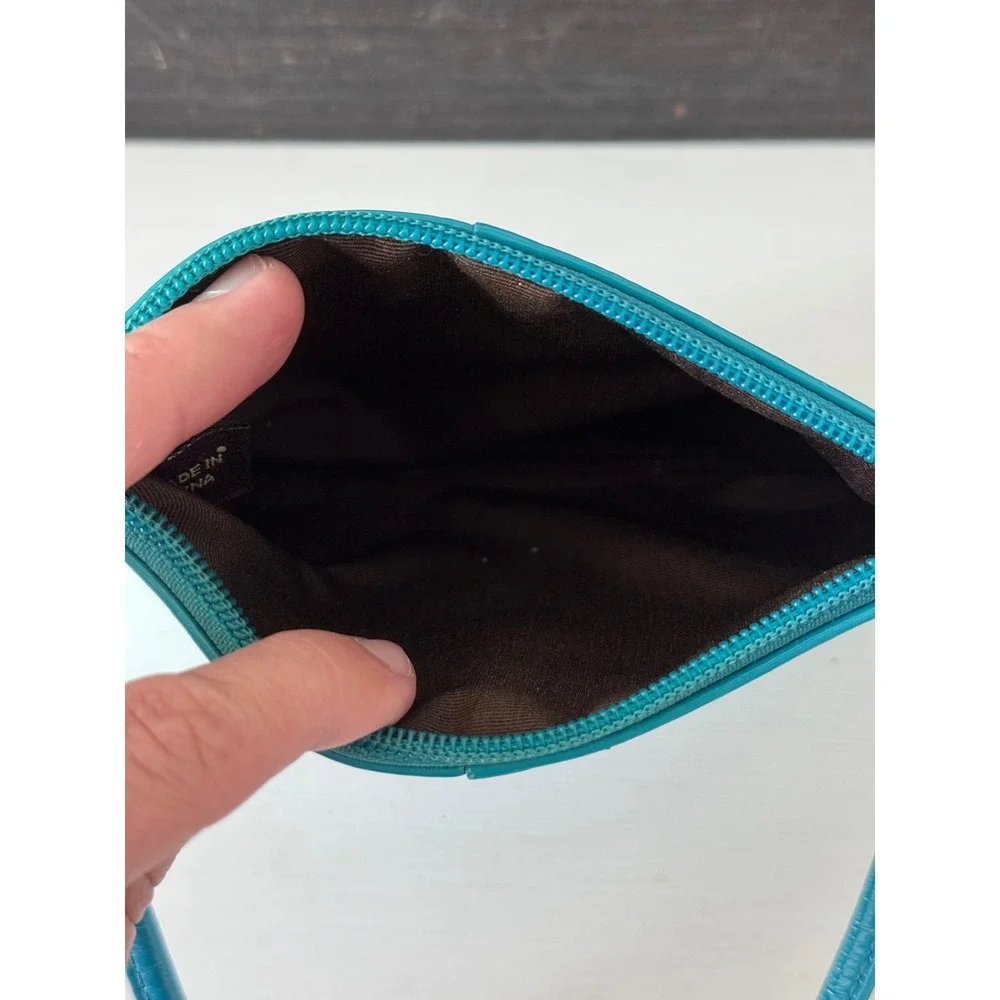 Coach leather wristlet